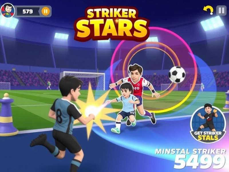 Real-time multiplayer cricket action Fiesta Striker Stars multiplayer gameplay